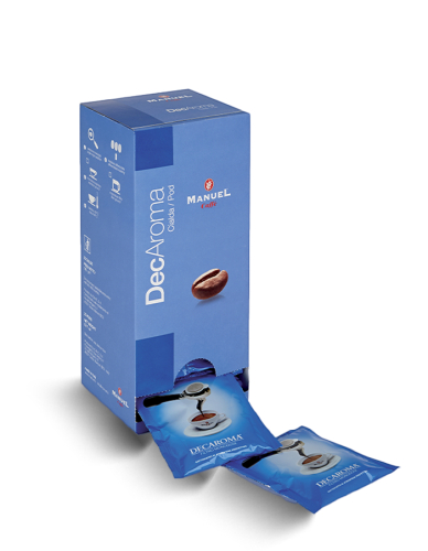 Manuel Caffe DECAROMA SINGLE DECAFFEINATED�PODS 25 X 7 g 60/40