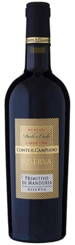 CONTE DI CAMPIANO PRIMITIVO DI MANDURIA RISERVA DOC 0,75L